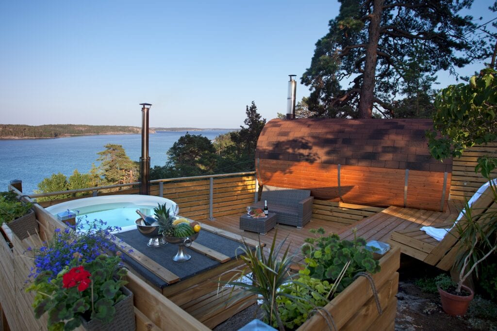 Spa med utsikt